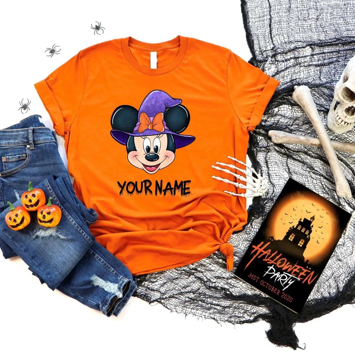 Personalized Minnie Mouse Halloween Shirt 2