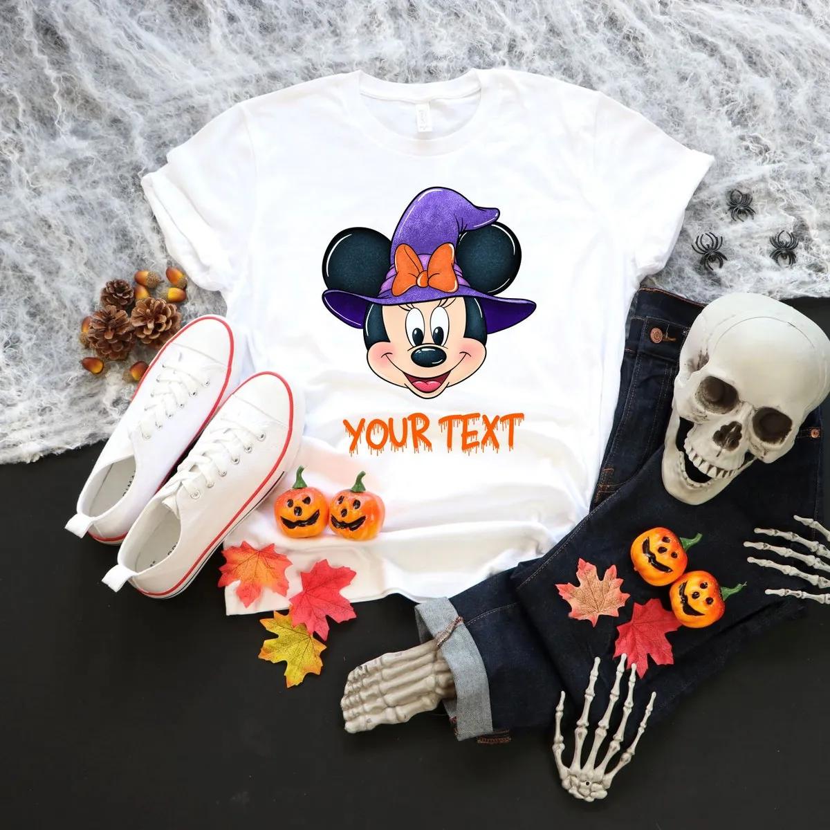 Personalized Minnie Mouse Halloween Shirt 3