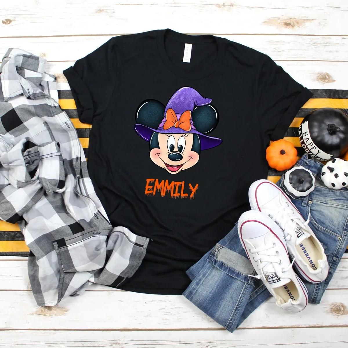 Personalized Minnie Mouse Halloween Shirt 4