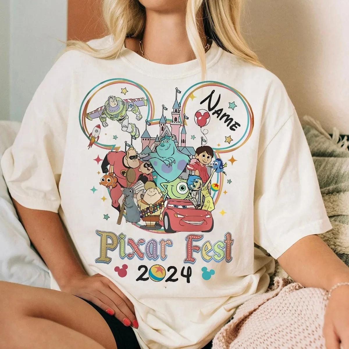 Personalized Name Disney Fest 2024 Shirt Pals Playtime Party Tee 1