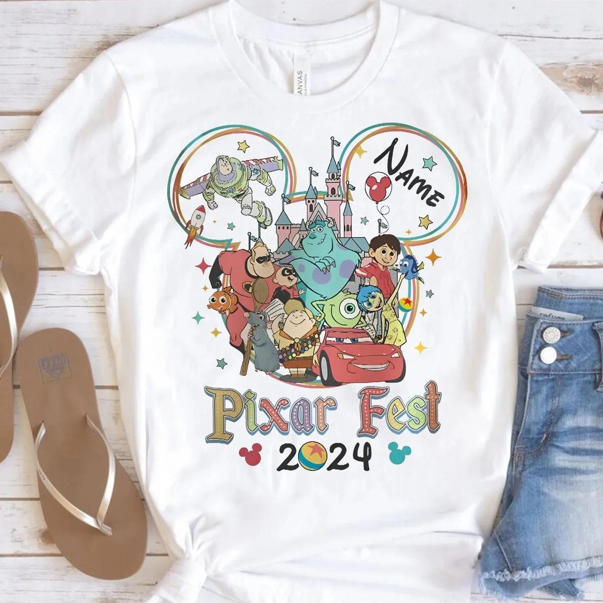 Personalized Name Disney Fest 2024 Shirt Pals Playtime Party Tee 2