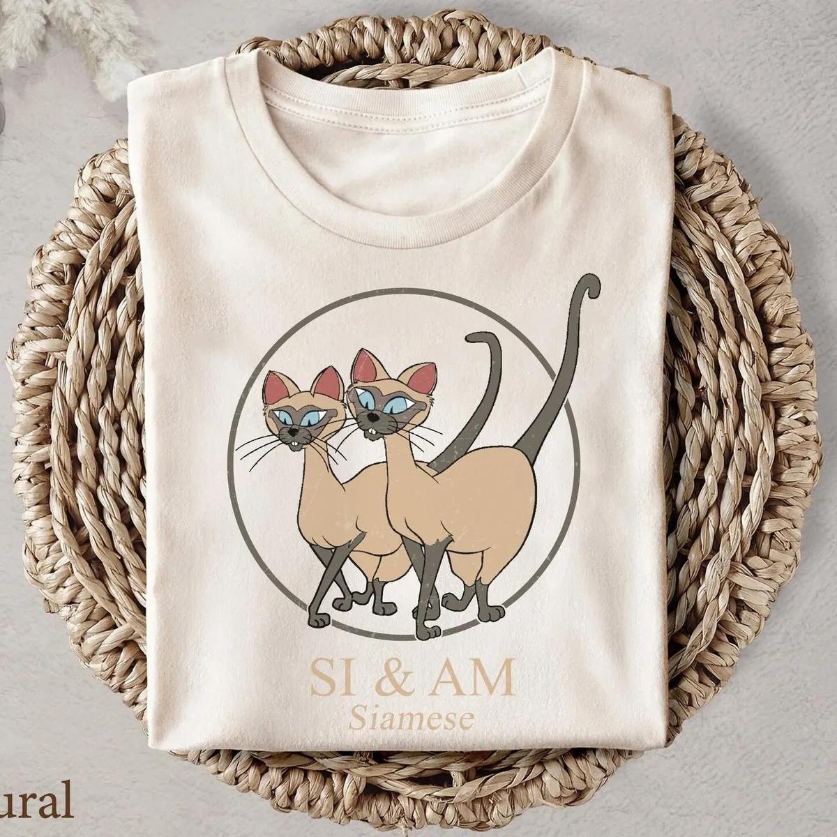 Personalized SI and AM Cat Names And Breeds Shirt 3