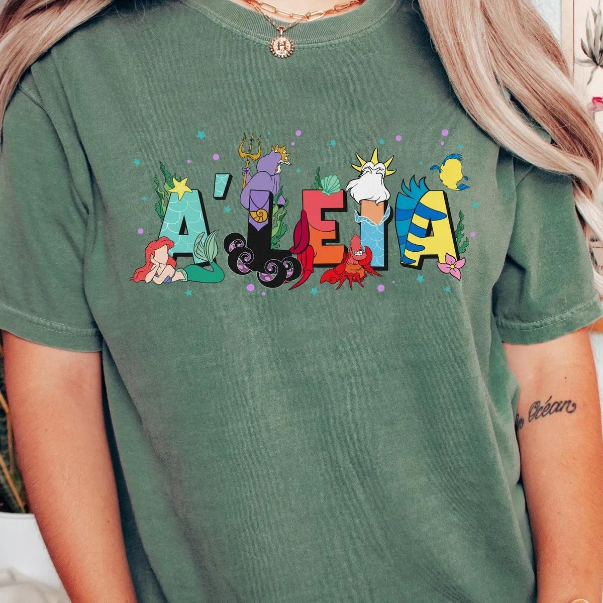 Personalized The Little Mermaid Kid Shirt 5