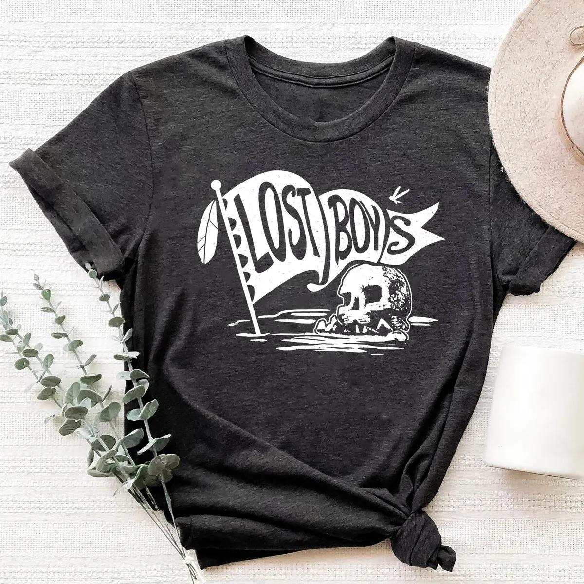 Peter Pan The Lost Boys Skull Clan Banner Shirt 2