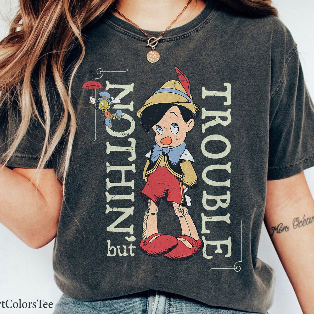 Pinocchio Nothin but Trouble Since 1940 Shirt 2 1