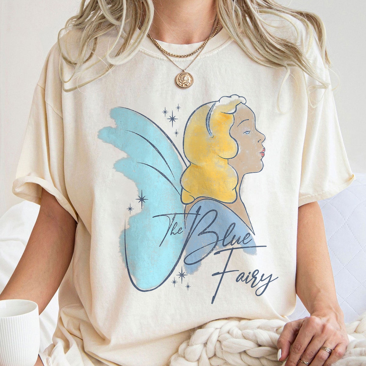 Pinocchio The Blue Fairy Watercolor Shirt 1 1