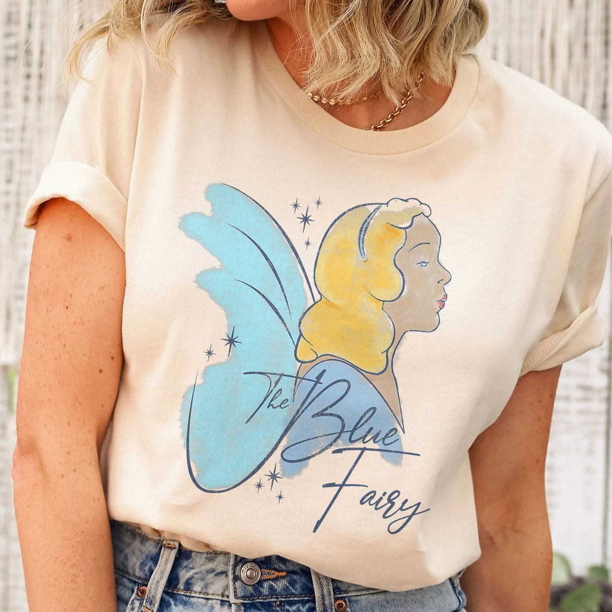 Pinocchio The Blue Fairy Watercolor Shirt 2 1