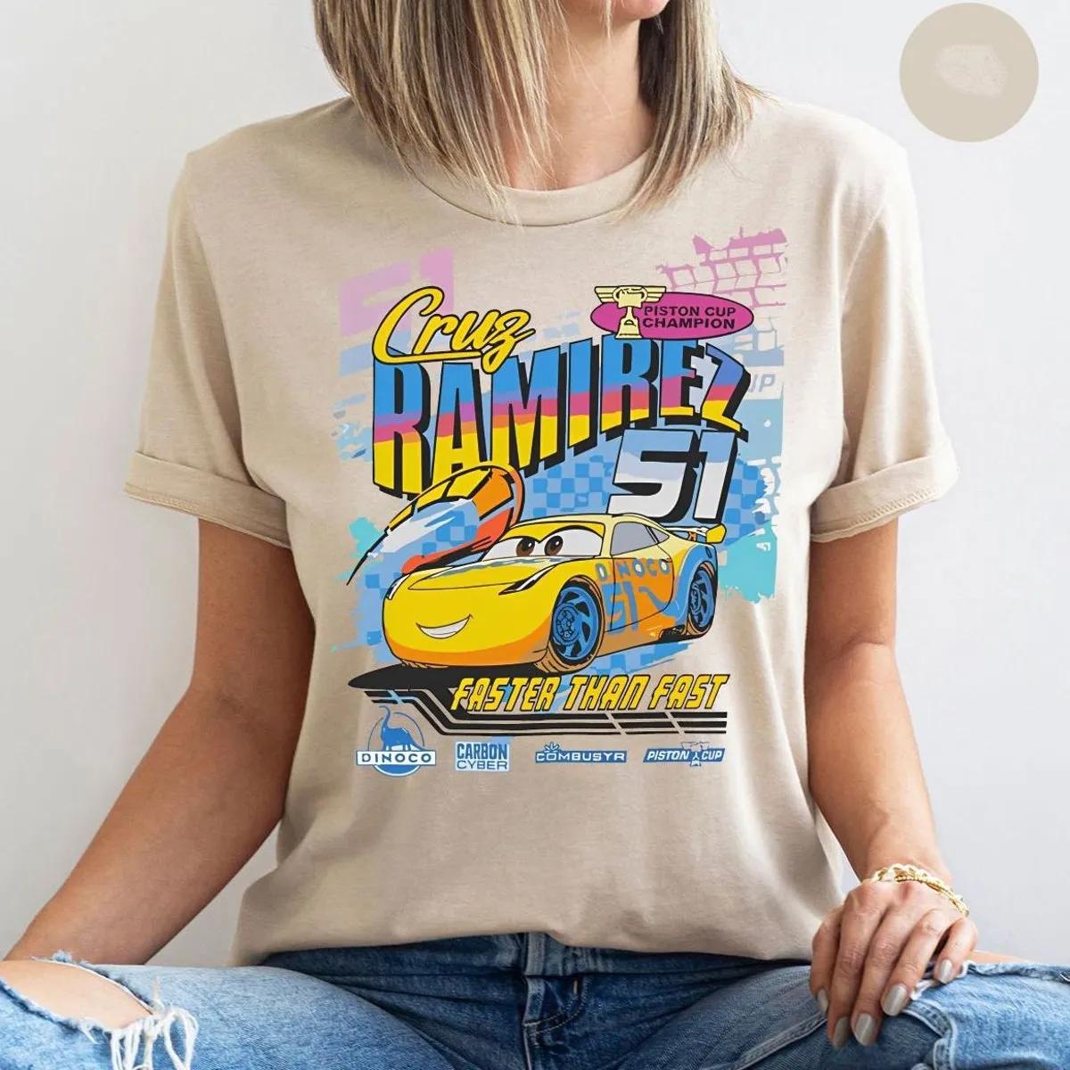 Piston Cup Shirt Disney Cars Lightning Mcqueen Tee 2