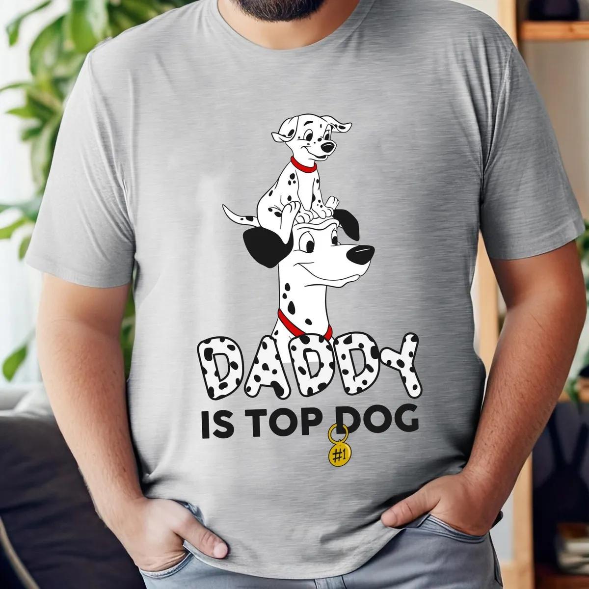 Pongo And Rolly Daddy Is Top Dog Shirt 3