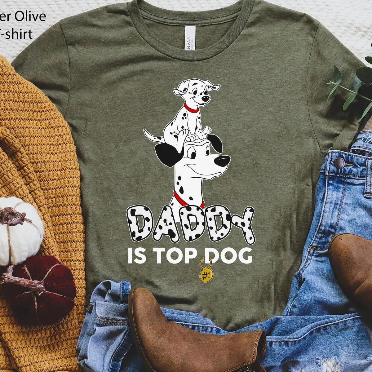 Pongo And Rolly Daddy Is Top Dog Shirt 4