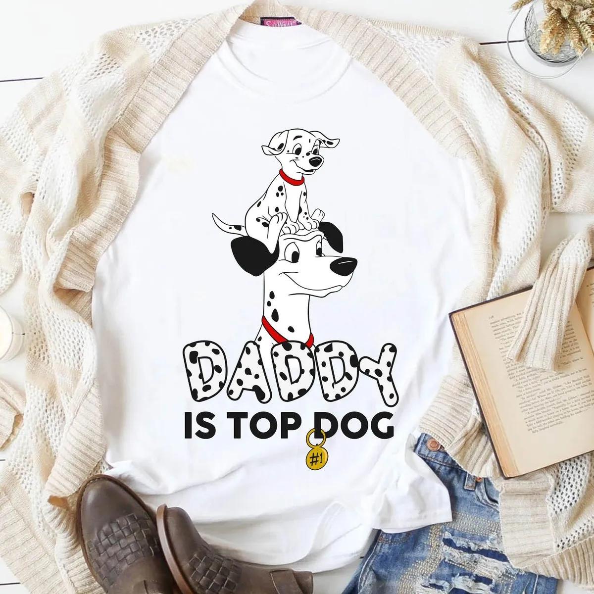 Pongo And Rolly Daddy Is Top Dog Shirt 5