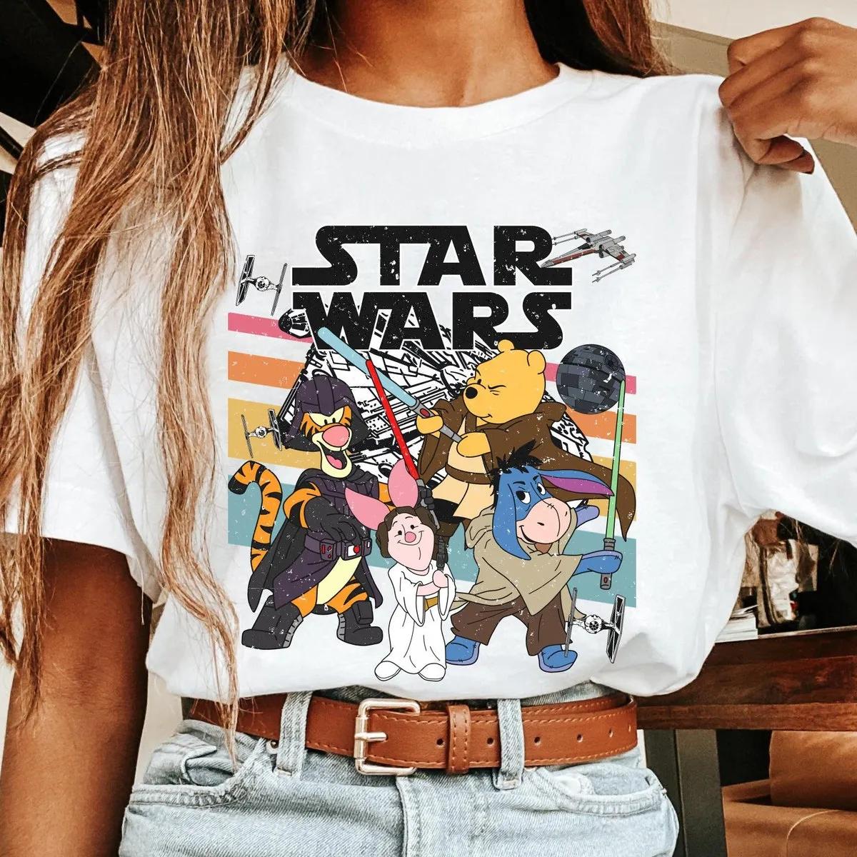 Pooh And Friends May The Force Be With You Shirt 1