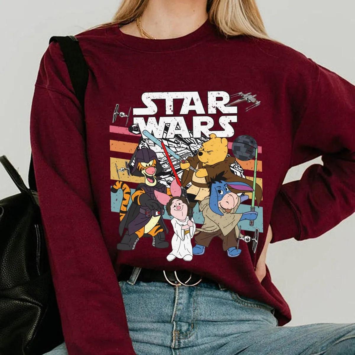 Pooh And Friends May The Force Be With You Shirt 2