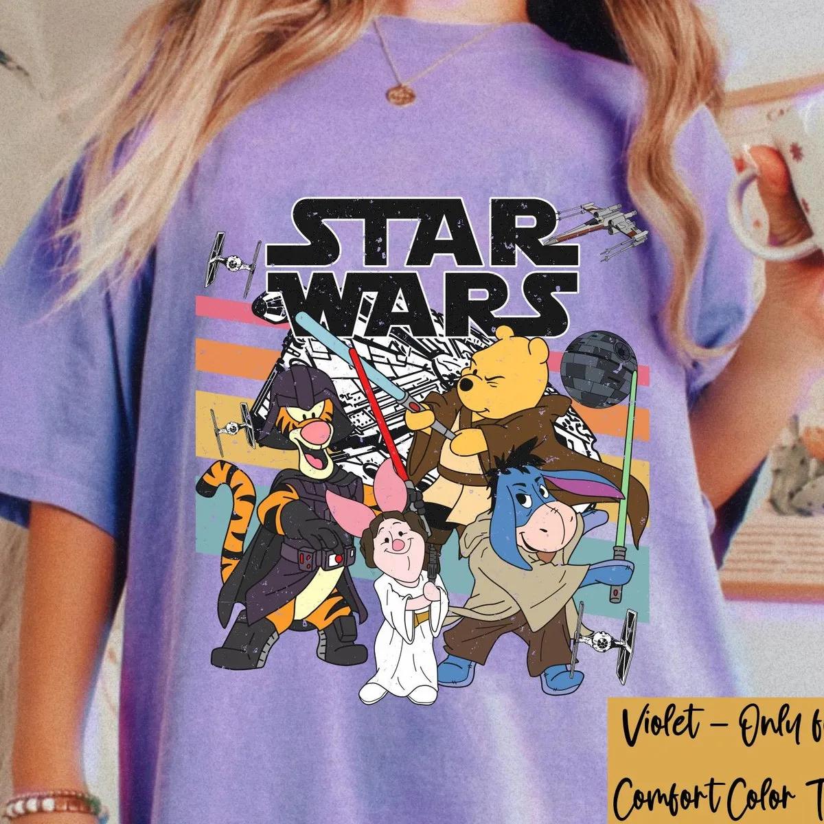 Pooh And Friends May The Force Be With You Shirt 4