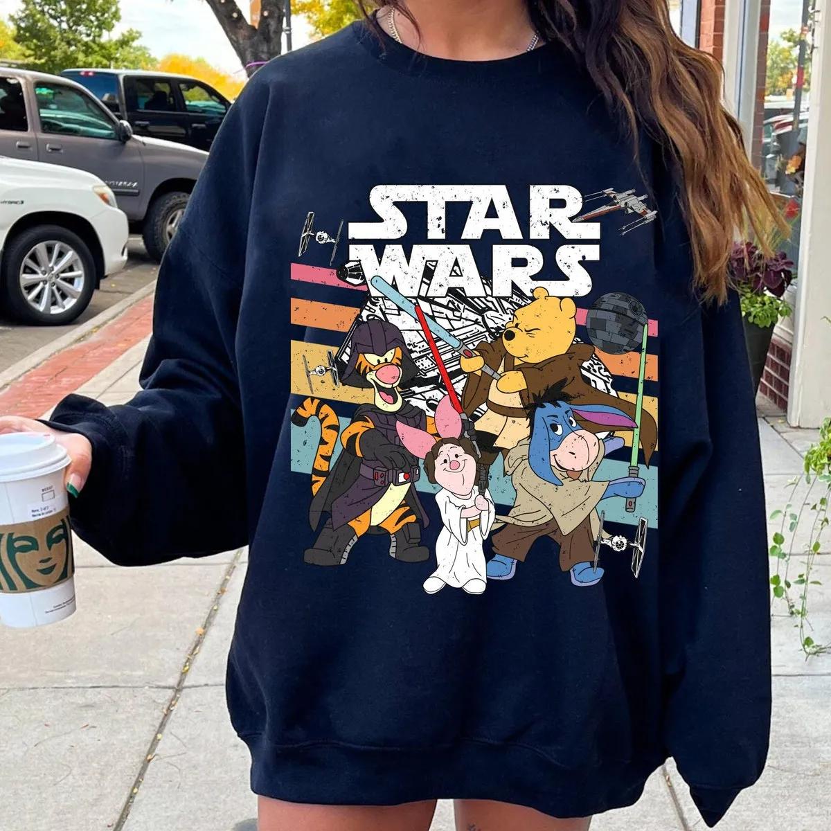 Pooh And Friends May The Force Be With You Shirt 5