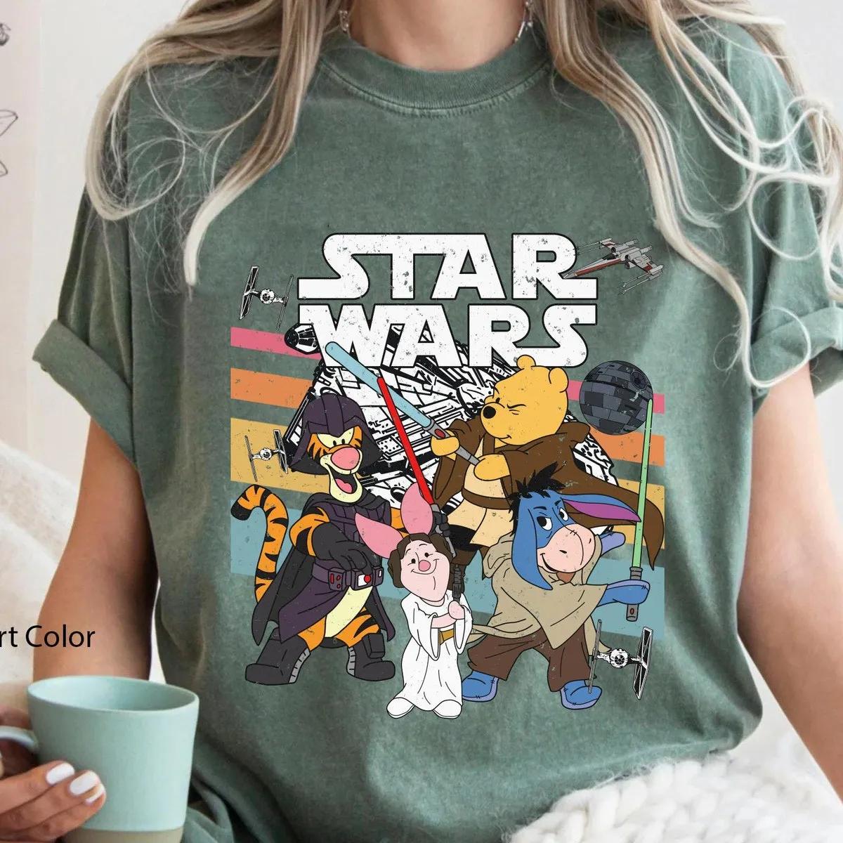 Pooh And Friends May The Force Be With You Shirt 6