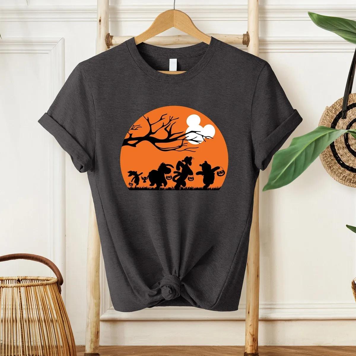 Pooh And Friends Pumpkin Halloween Shirt 1