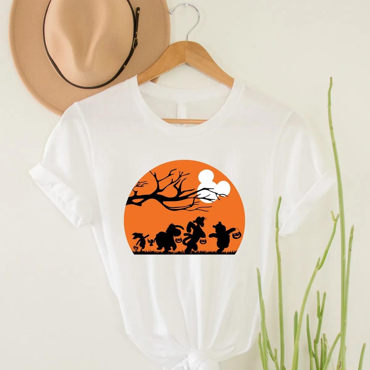 Pooh And Friends Pumpkin Halloween Shirt 3