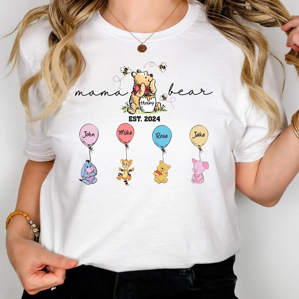 Pooh Bear Shirt Custom Disneyland Mom Tee 2 1