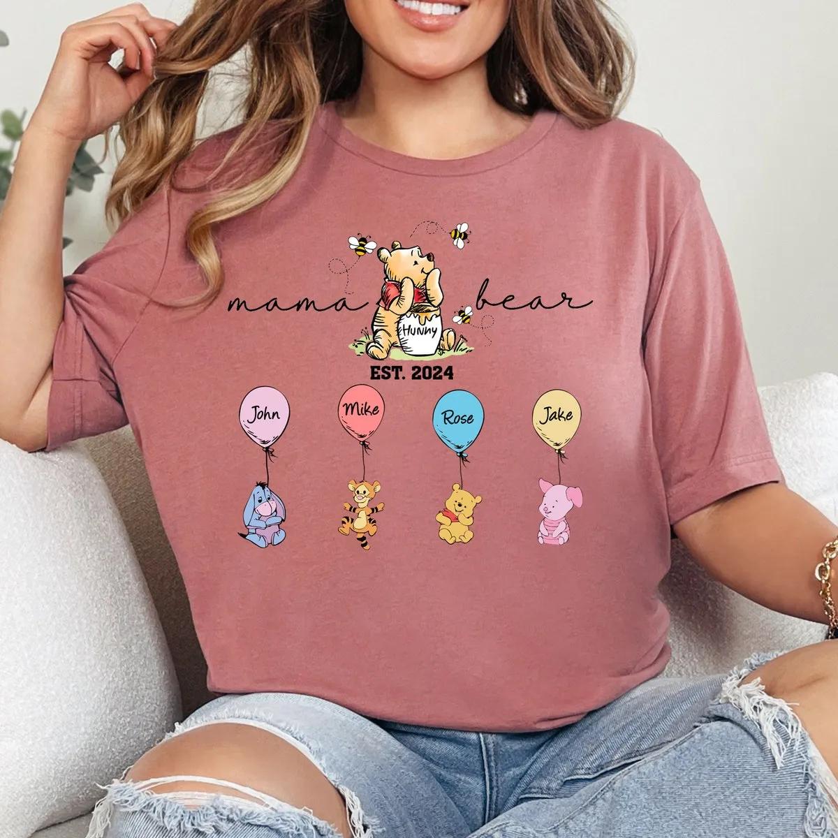 Pooh Bear Shirt Custom Disneyland Mom Tee 4 1