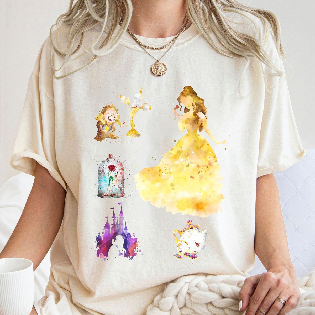 Princess Belle Fall Shirt Beauty and the Beast Tee 3 1