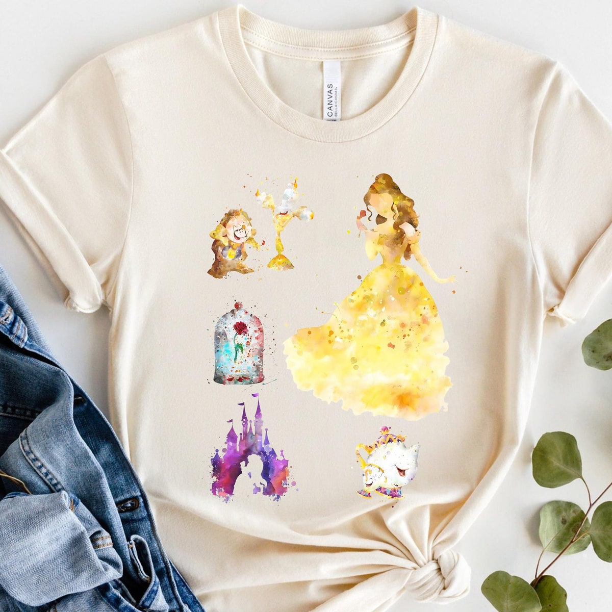 Princess Belle Fall Shirt Beauty and the Beast Tee 5 1