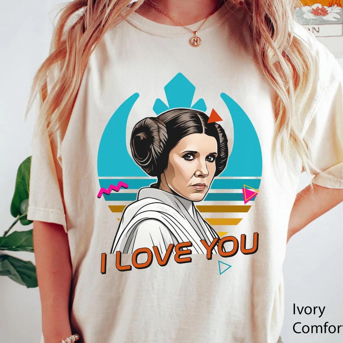 Princess Leia Han Solo I Love You I Know Shirt 1