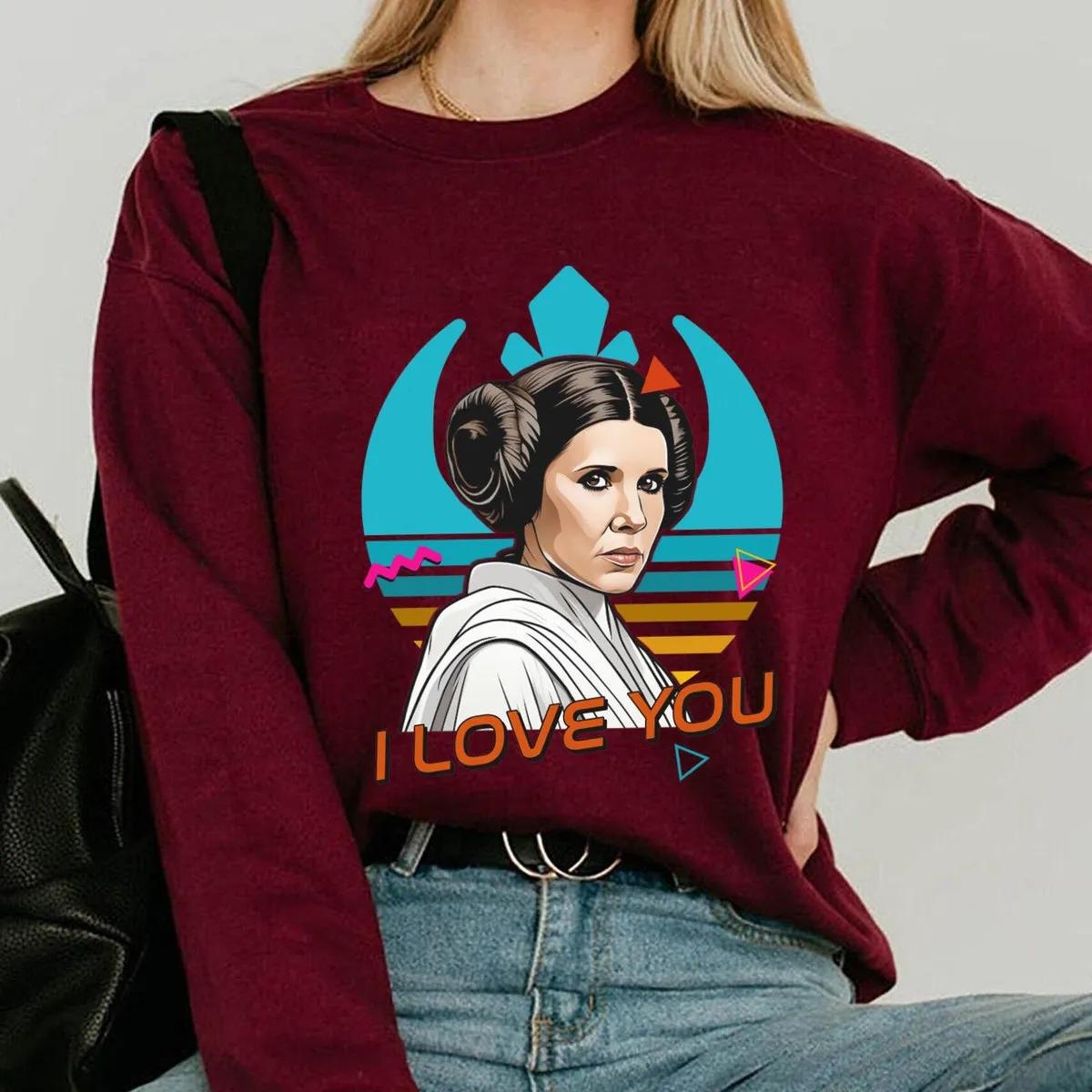 Princess Leia Han Solo I Love You I Know Shirt 6