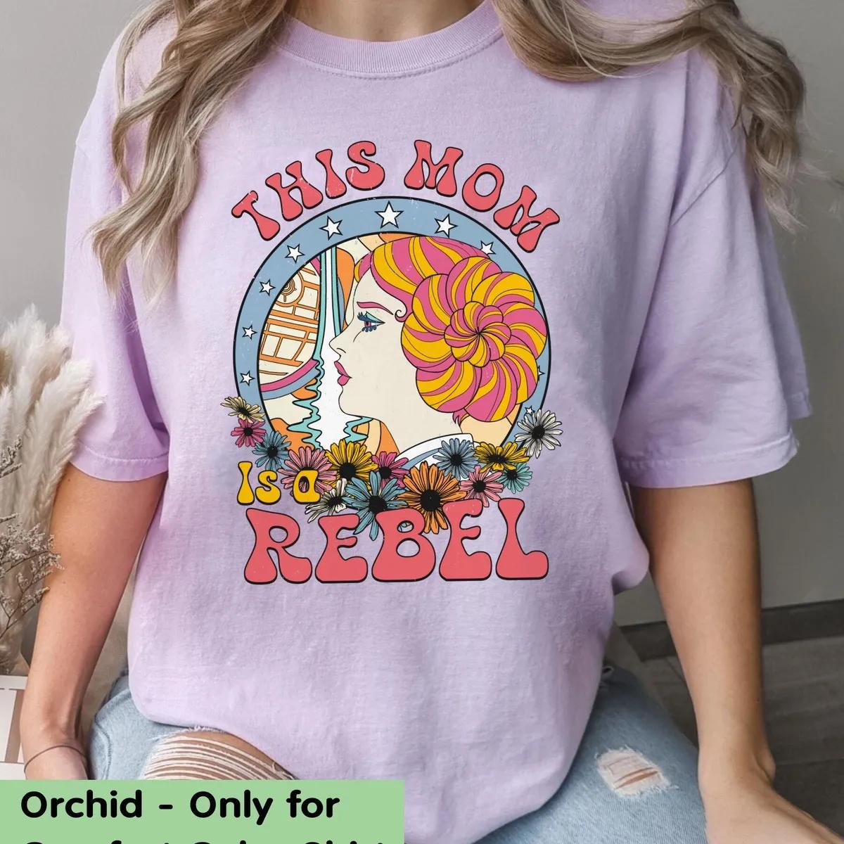 Princess Leia This Mom Is a Rebel Disney Shirt 6