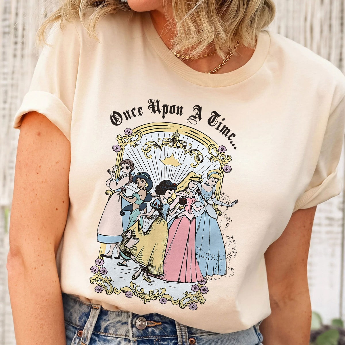 Princess Once Upon A Time Vintage Cartoon Shirt 2