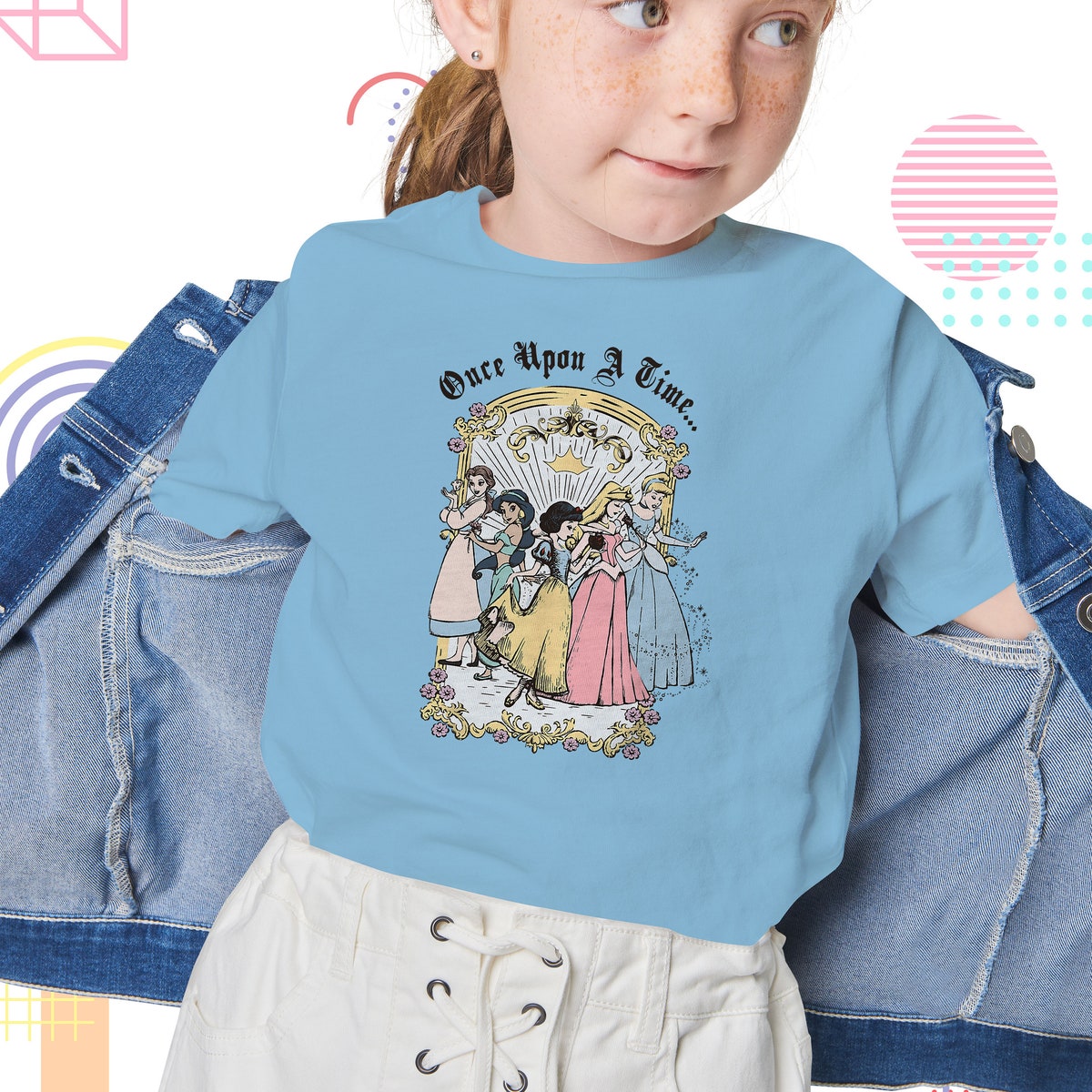 Princess Once Upon A Time Vintage Cartoon Shirt 4