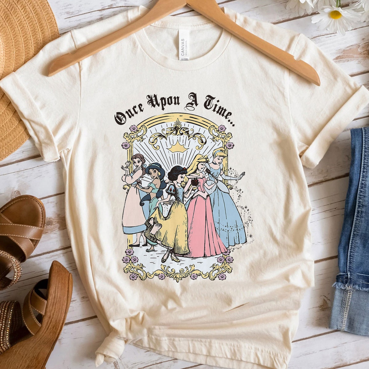 Princess Once Upon A Time Vintage Cartoon Shirt 5