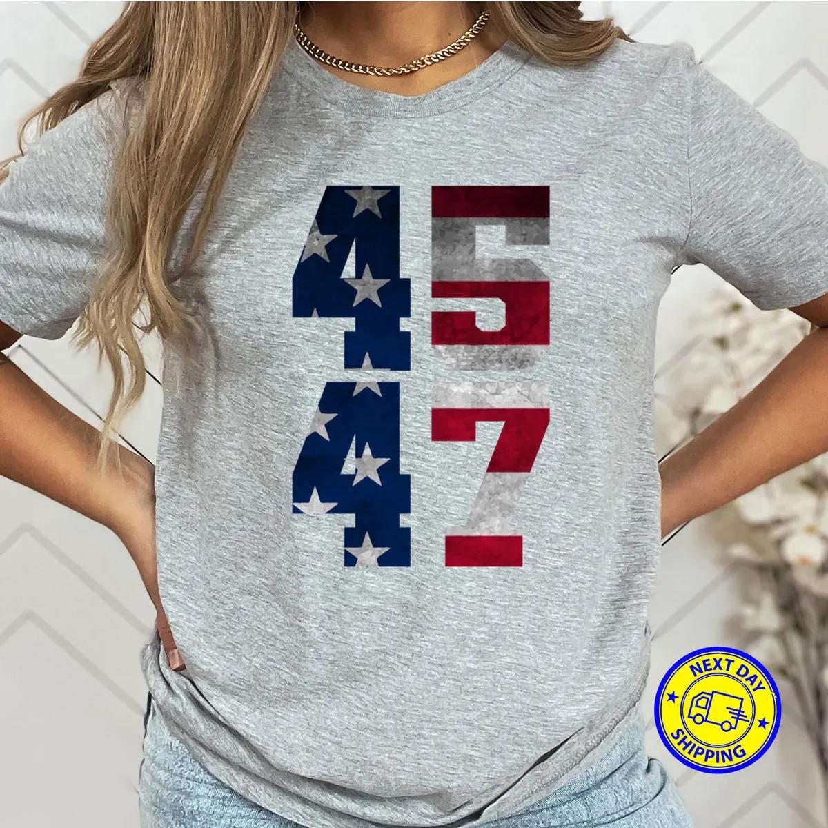 Pro America 45 47 Trump For President Shirt 2