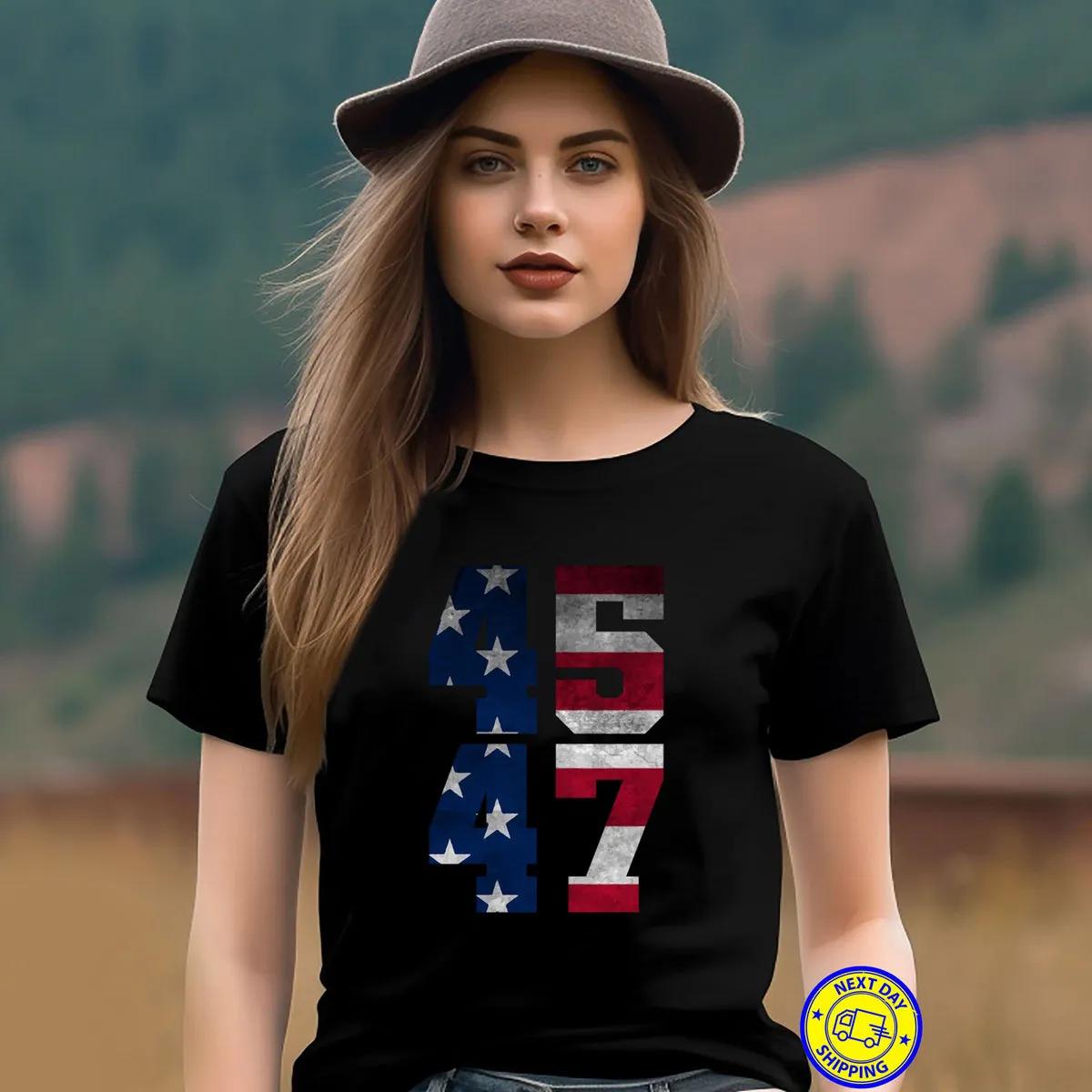 Pro America 45 47 Trump For President Shirt 3