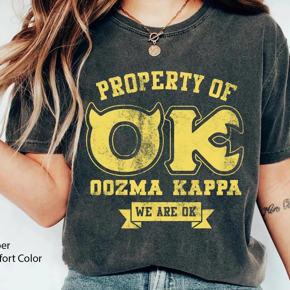 Property Of Ok Oozma Kappa Shirt 4