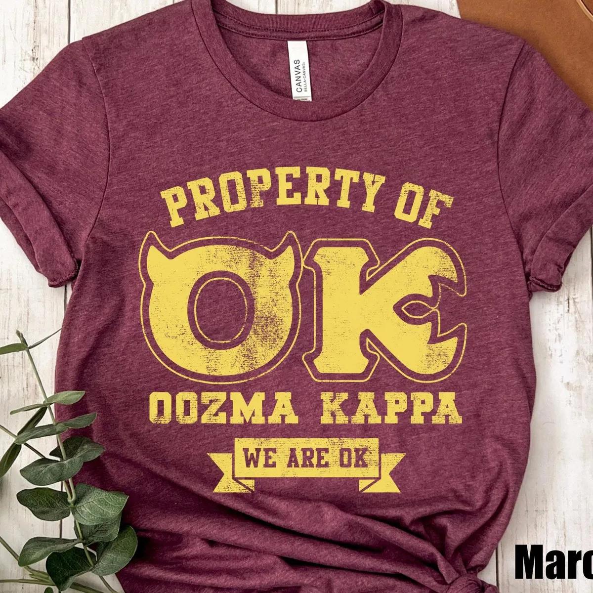 Property Of Ok Oozma Kappa Shirt 6