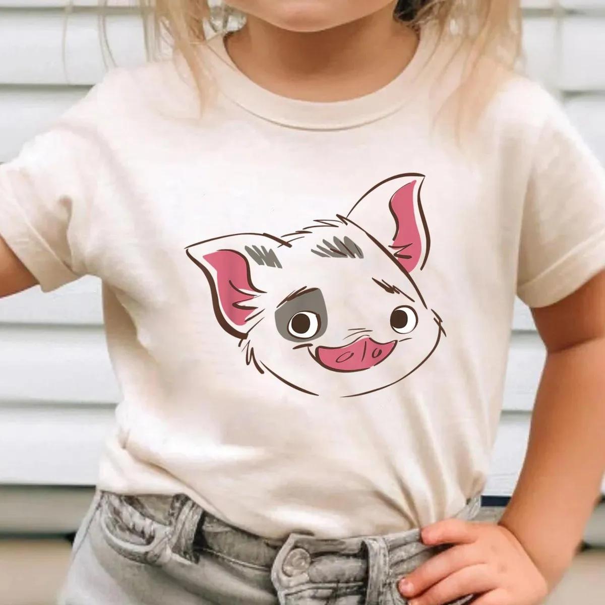 Pua Pig Hei Hei Chicken Big Face Costume Shirt 1