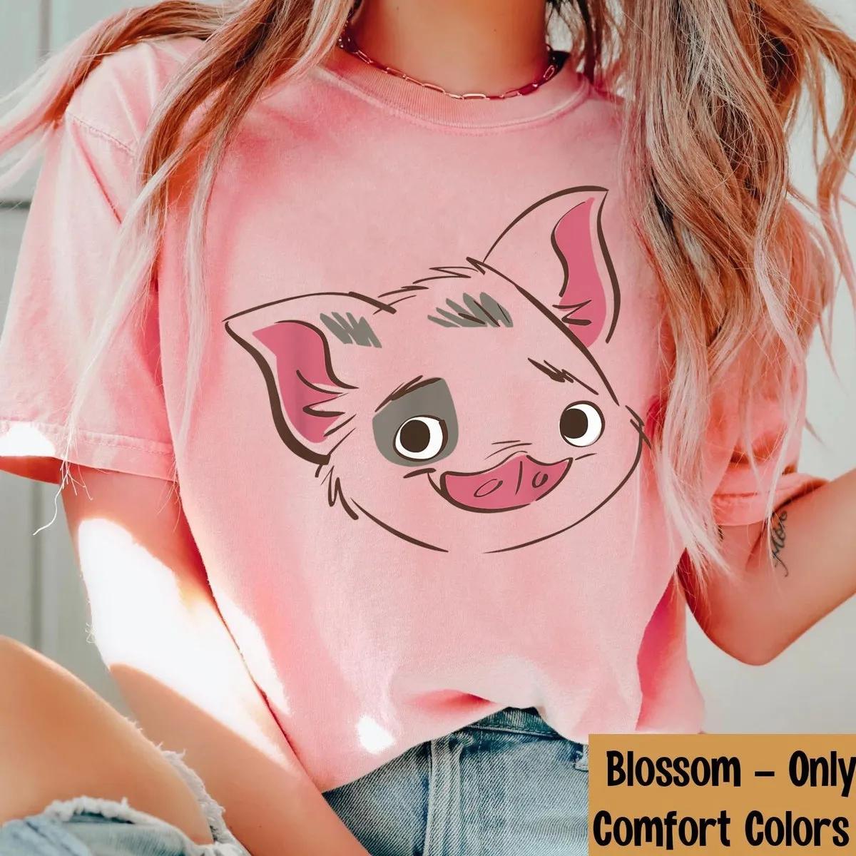 Pua Pig Hei Hei Chicken Big Face Costume Shirt 3