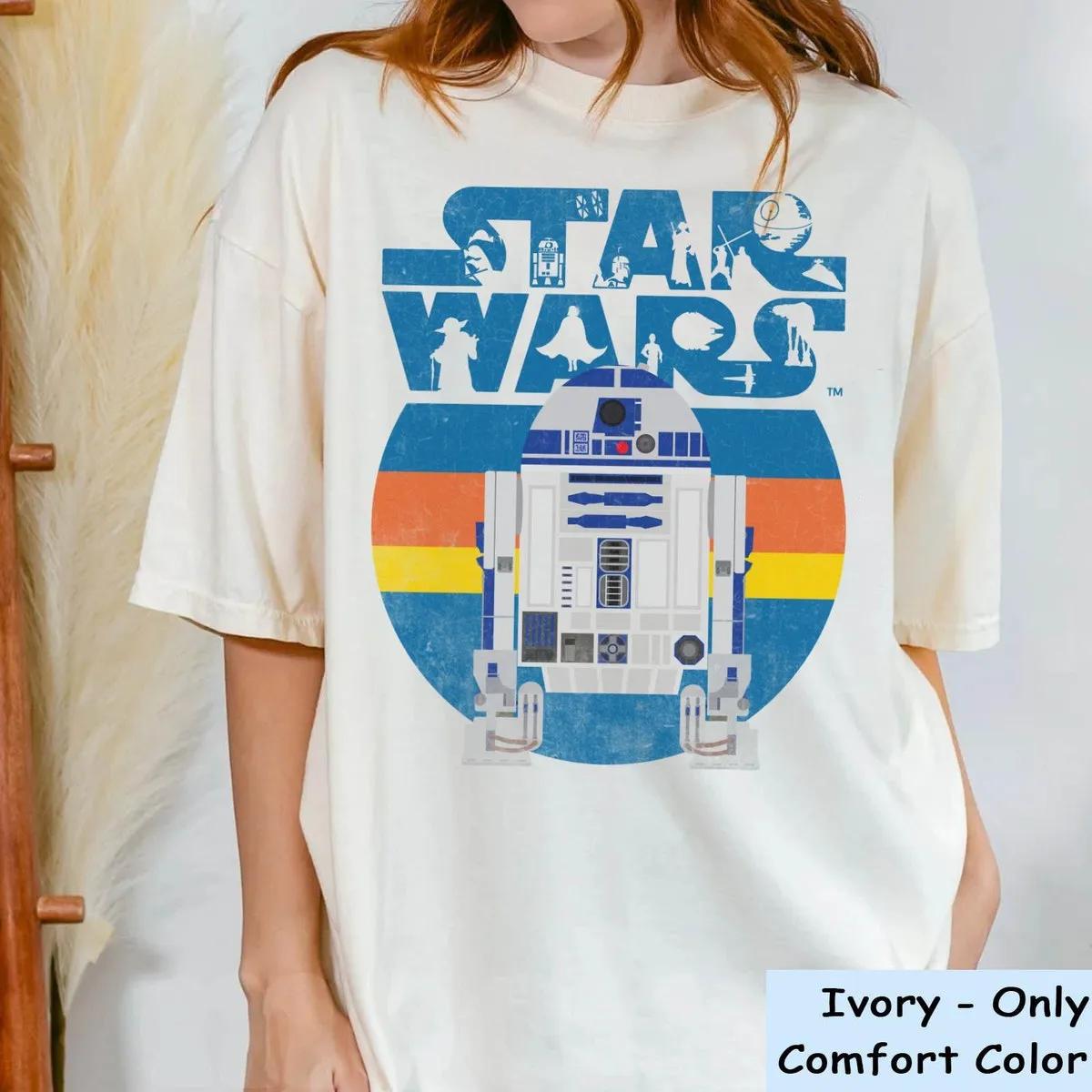 R2D2 Droids Stripes Logo Shirt 1