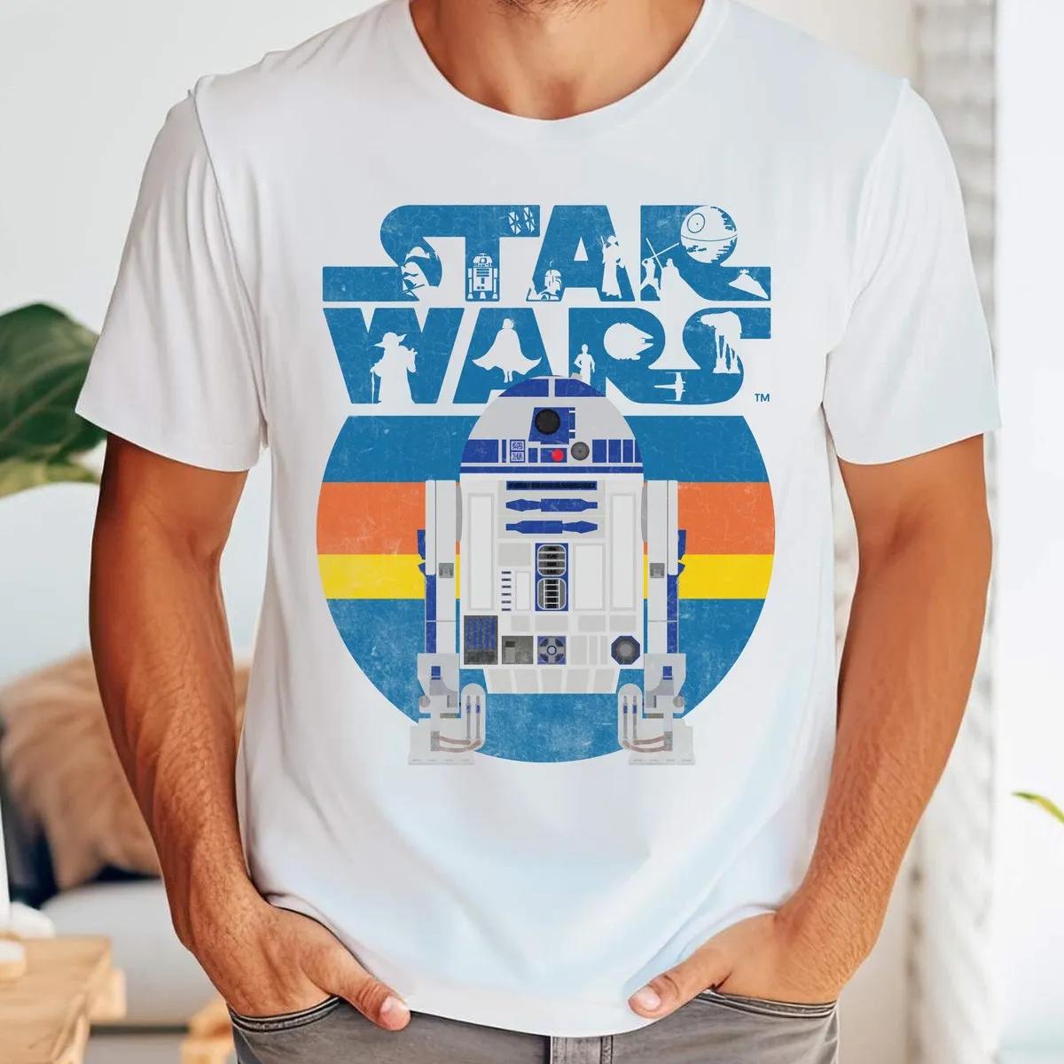 R2D2 Droids Stripes Logo Shirt 4