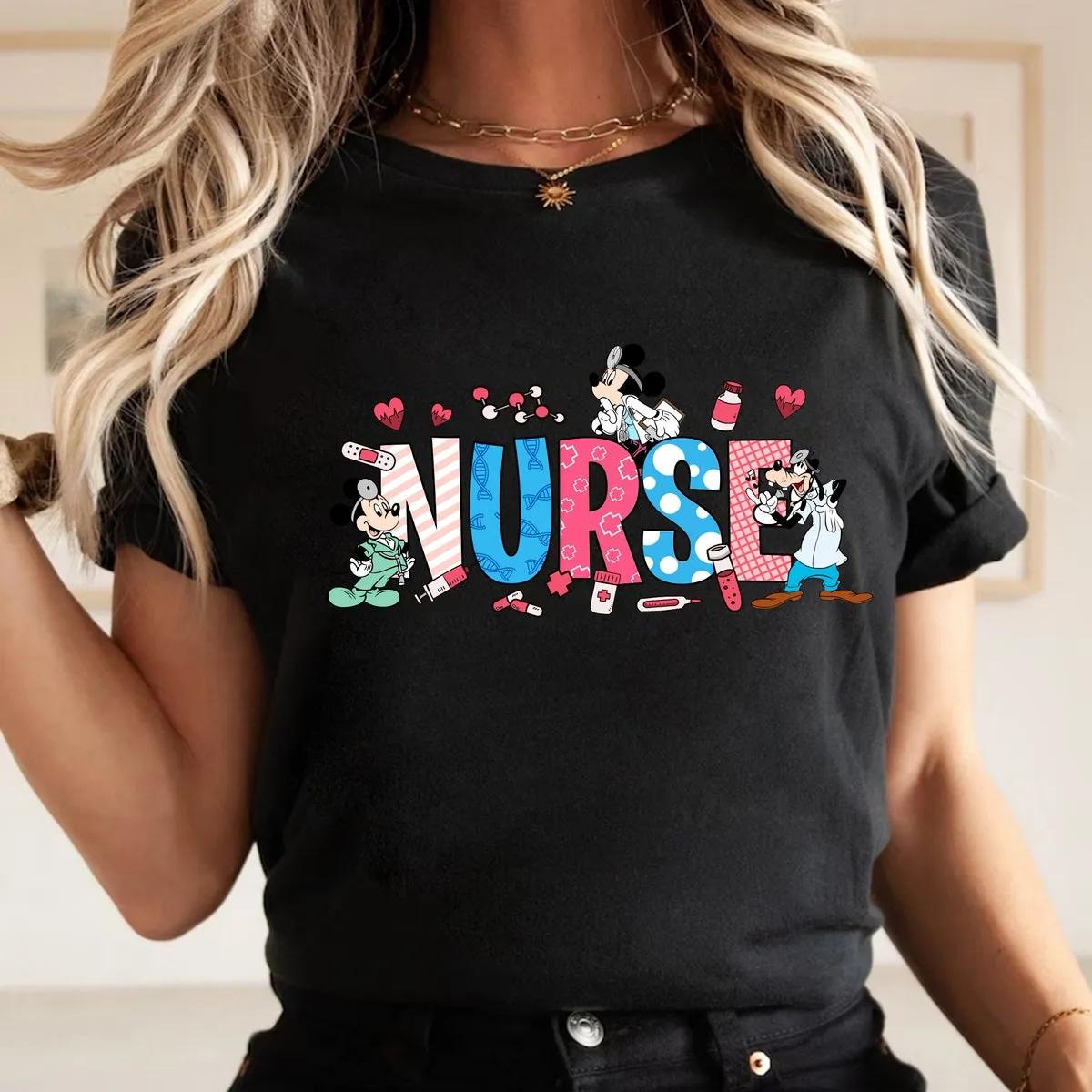 RN Nurse Disney Shirt 1 1 1