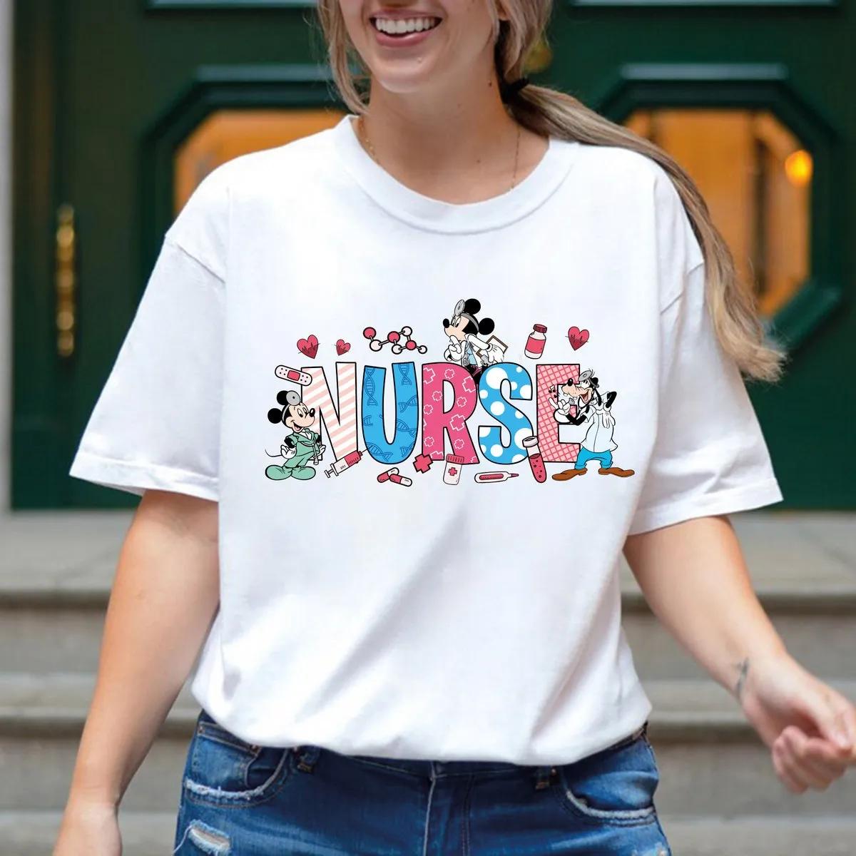 RN Nurse Disney Shirt 1 2