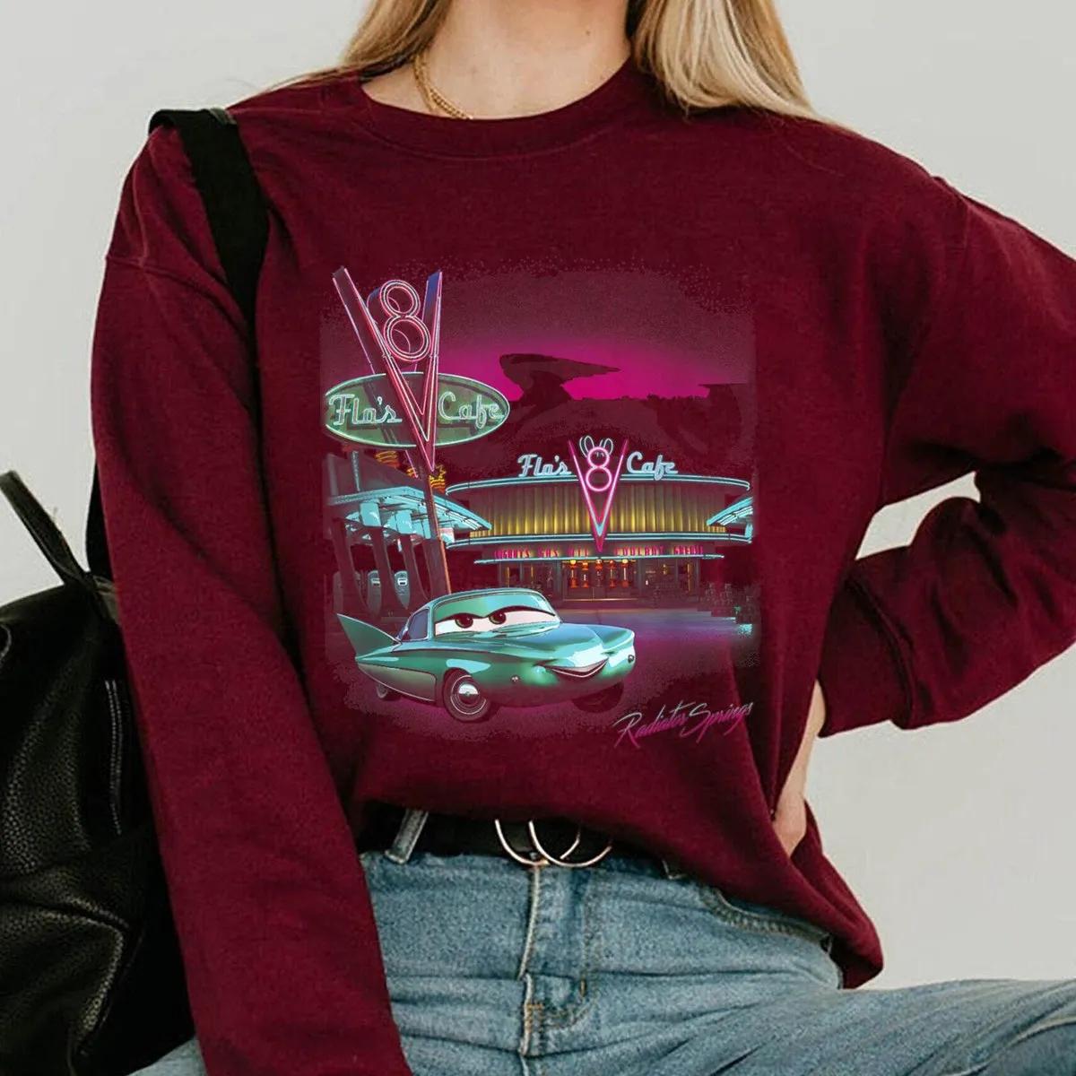 Radiator Springs Flos Cafe Disney Shirt 2