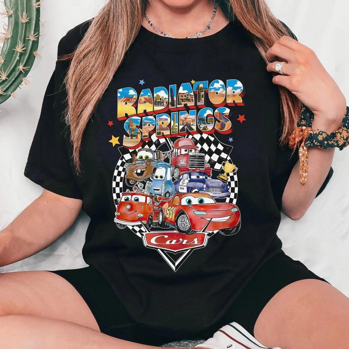 Radiator Springs Lightning McQueen Disney Shirt 1 1