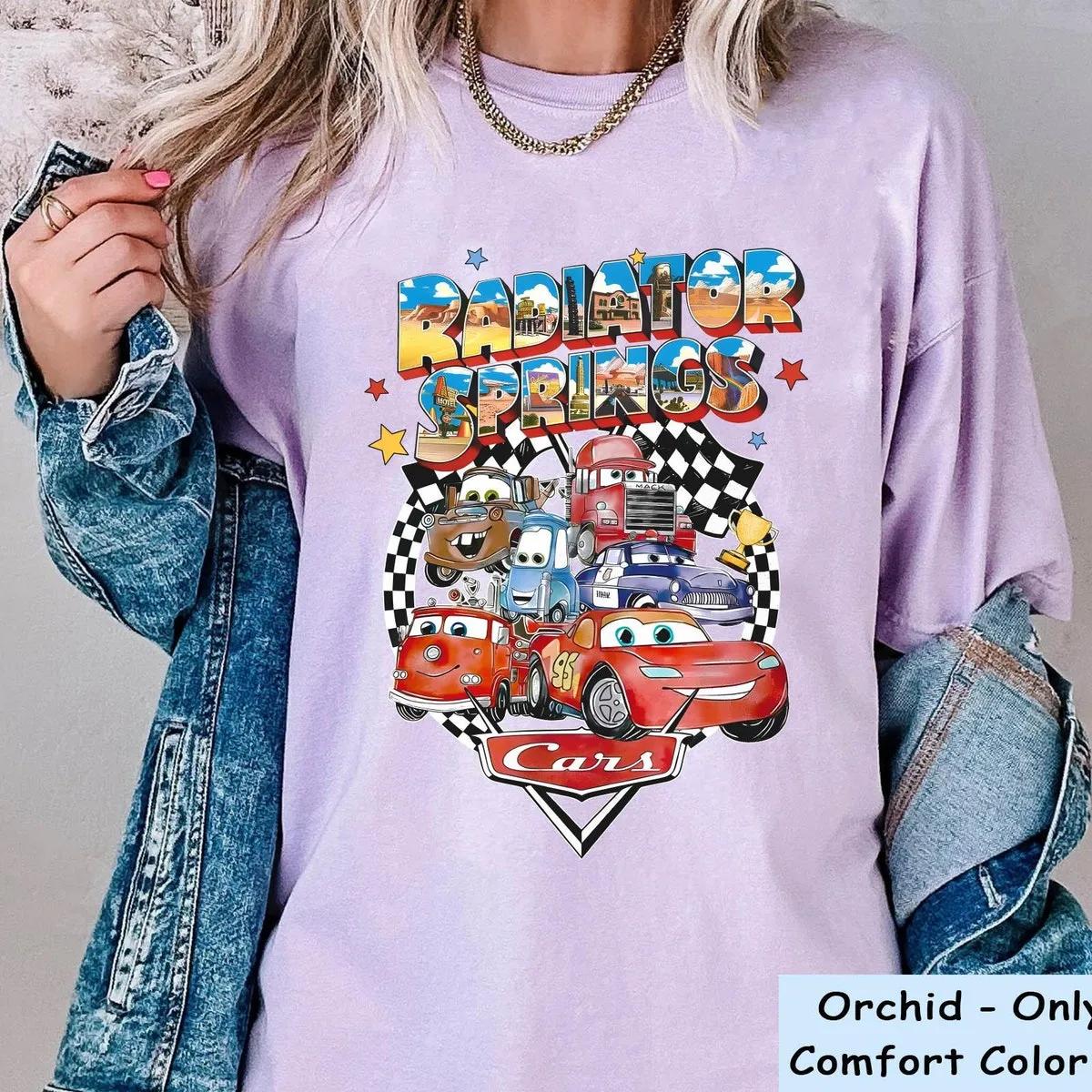 Radiator Springs Lightning McQueen Disney Shirt 3 1