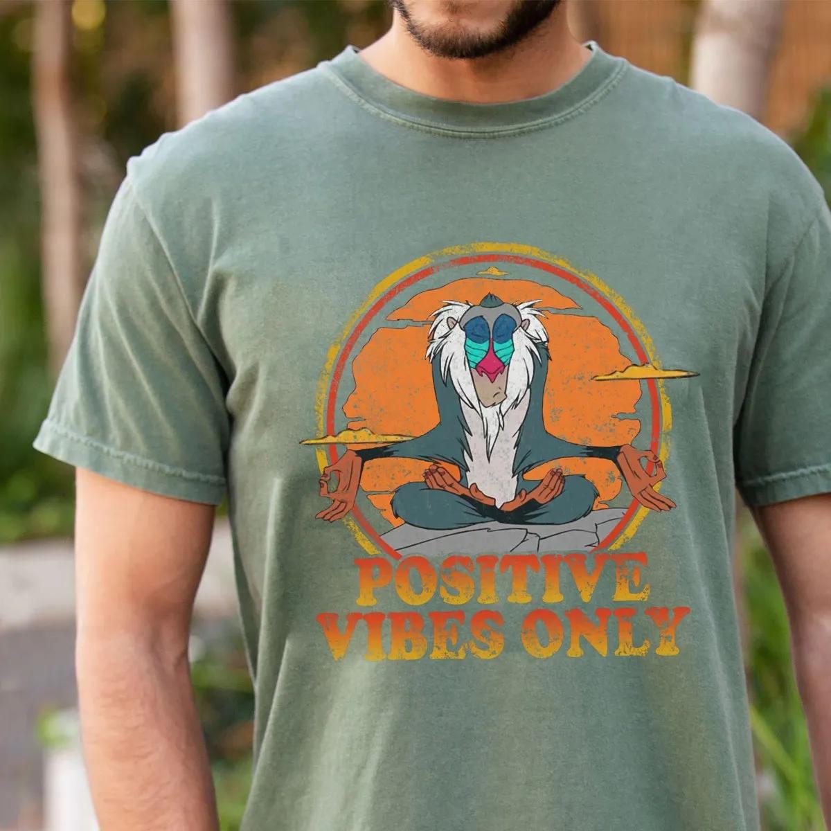 Rafiki Meditating Positive Vibes Shirt 5