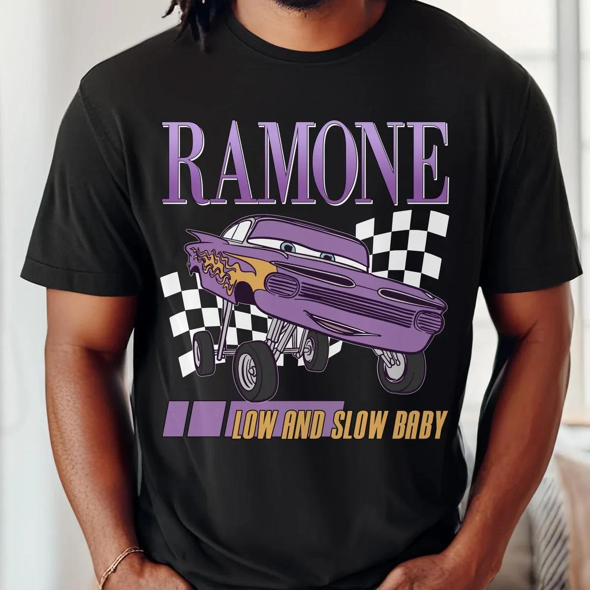 Ramone Low And Slow Baby Checkered Disney Shirt 3 1