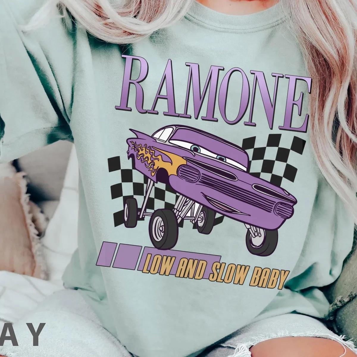 Ramone Low And Slow Baby Checkered Disney Shirt 4 1