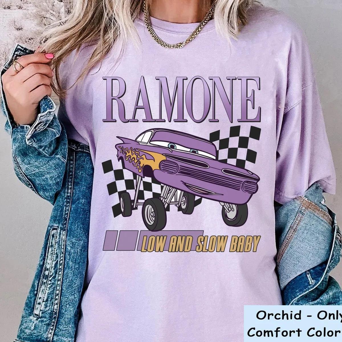 Ramone Low And Slow Baby Checkered Disney Shirt 6 1