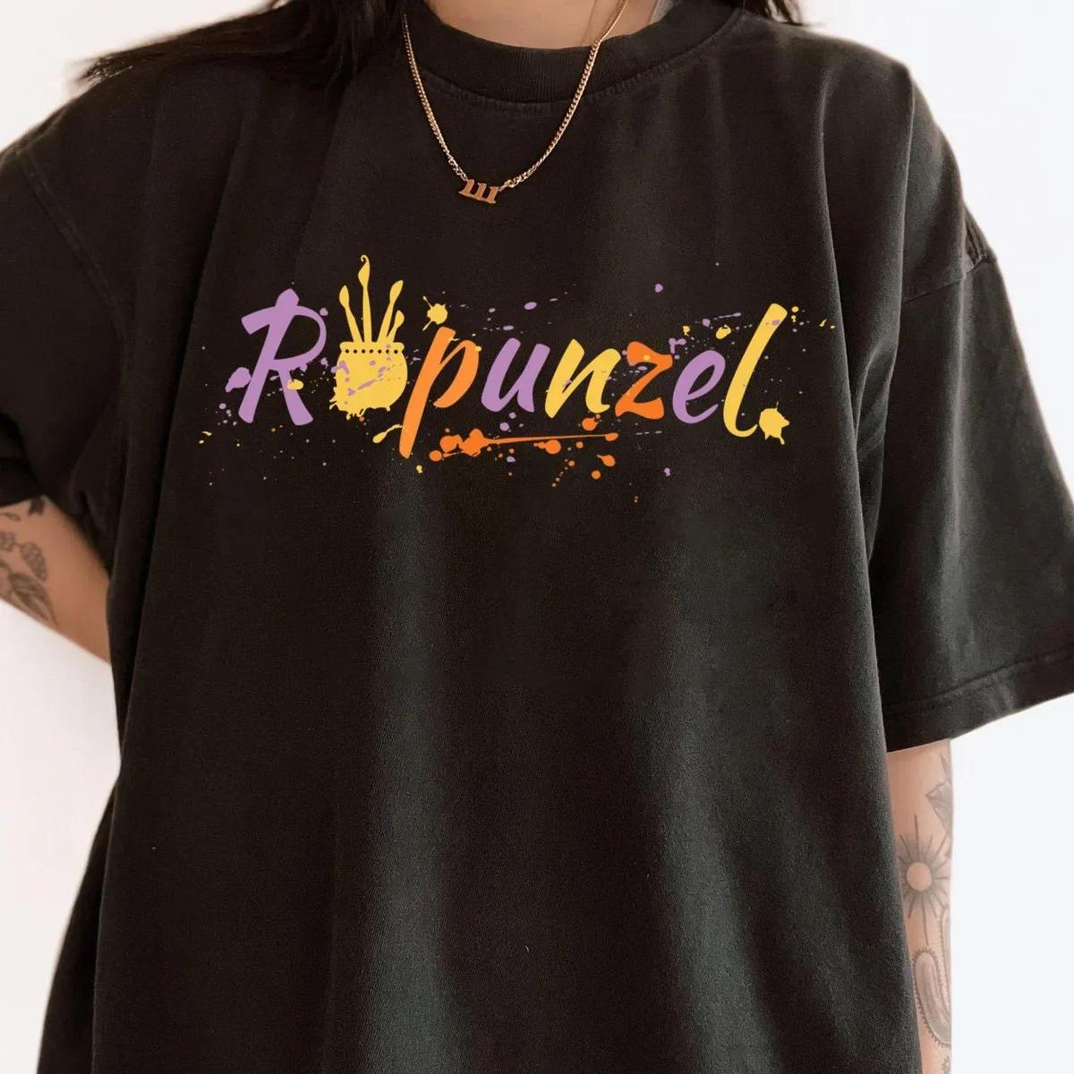 Rapunzel Painting Splash Ink Shirt 3